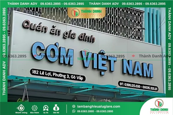 Báo giá làm bảng hiệu Alu giá rẻ Gò Vấp uy tín nhất hiện nay