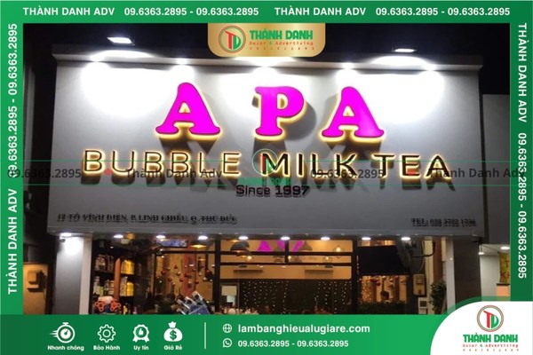 Ưu điểm nổi bật khi làm bảng hiệu Alu giá rẻ Thủ Đức