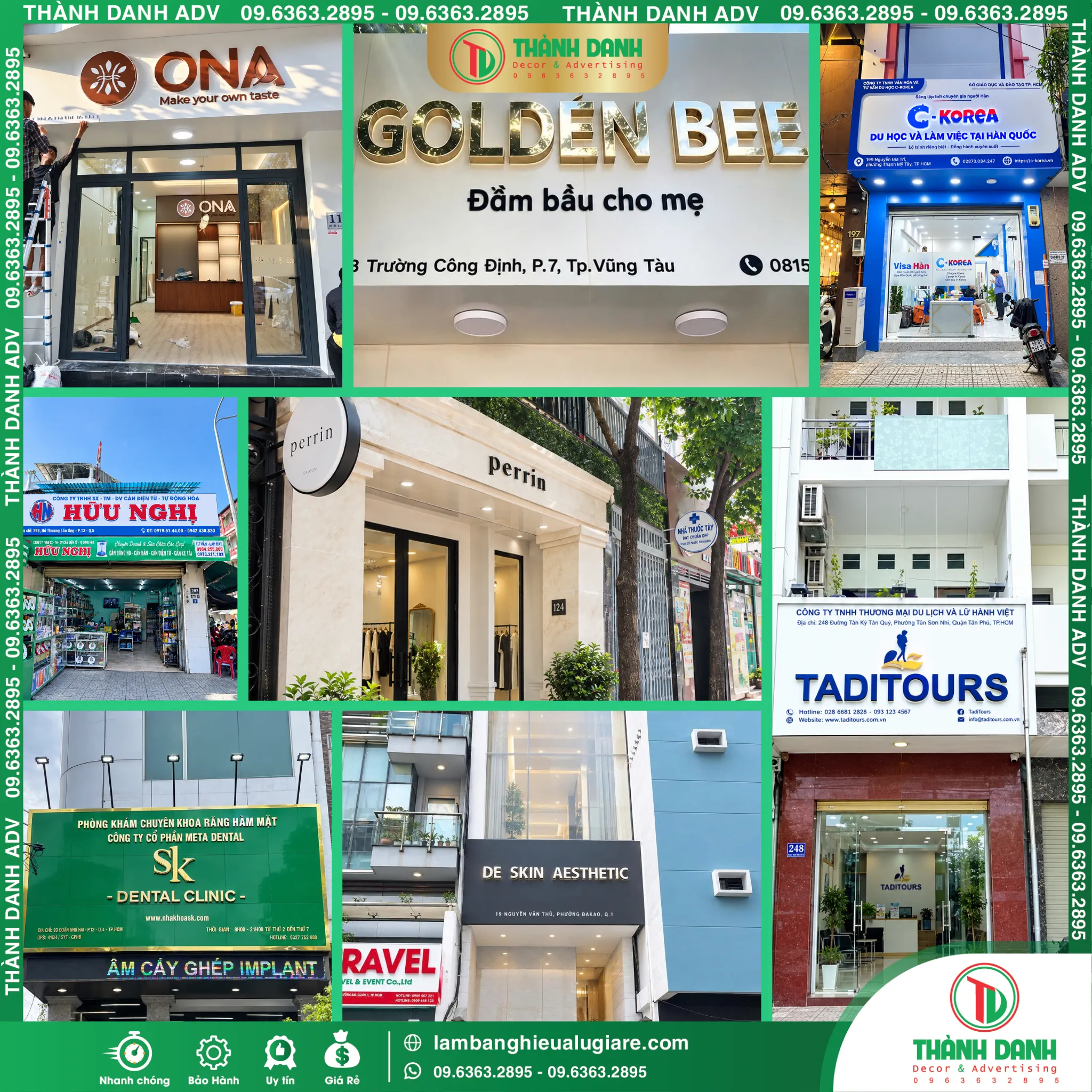 Dịch Vụ Làm Bảng Hiệu Cà Mau Trọn Gói Tại TPHCM