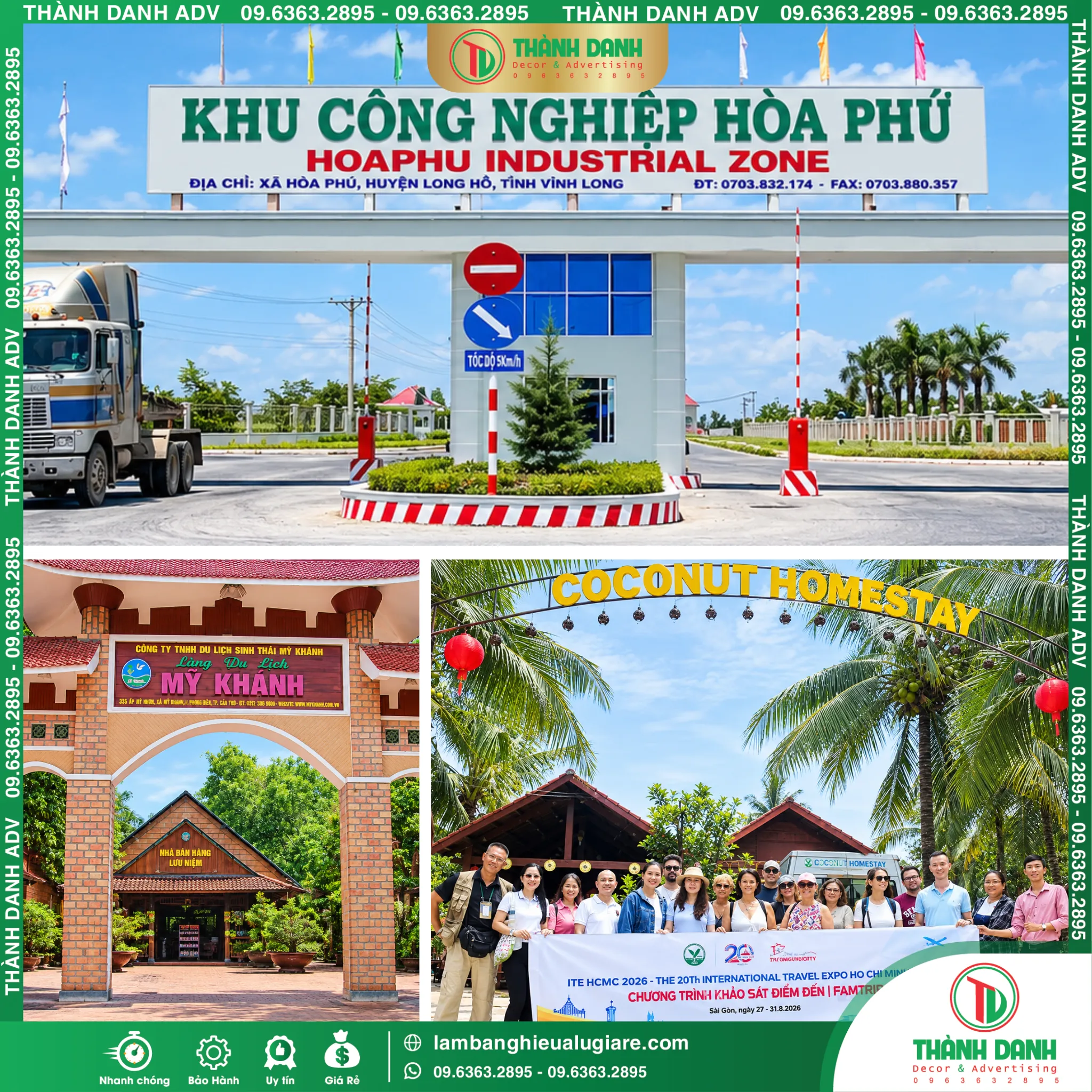 Làm Bảng Hiệu Vĩnh Long Trọn Gói, Gía Rẻ Tại TPHCM