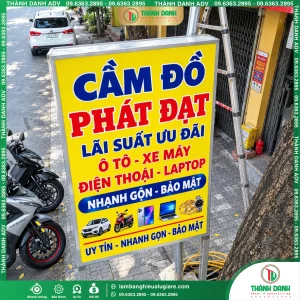 Bảng vẫy bạt quận 11 Tiệm Cầm Đồ Lấy Gấp Trong 48H