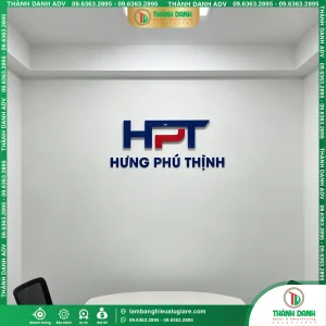 Gia Công Logo Hưng Phú Thịnh Chữ Mica Hông Format Giá Rẻ