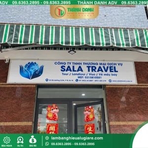 Bảng Hiệu Alu Quận 6 Sala Travel Gia Công Theo Yêu Cầu