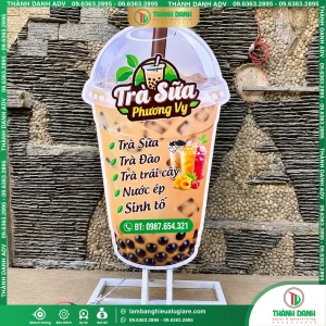 Hộp Đèn Ly Trà Sữa Quảng Cáo – Thiết Kế Theo Yêu Cầu