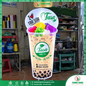 Hộp Đèn Ly Trà Sữa Quảng Cáo – Thiết Kế Theo Yêu Cầu