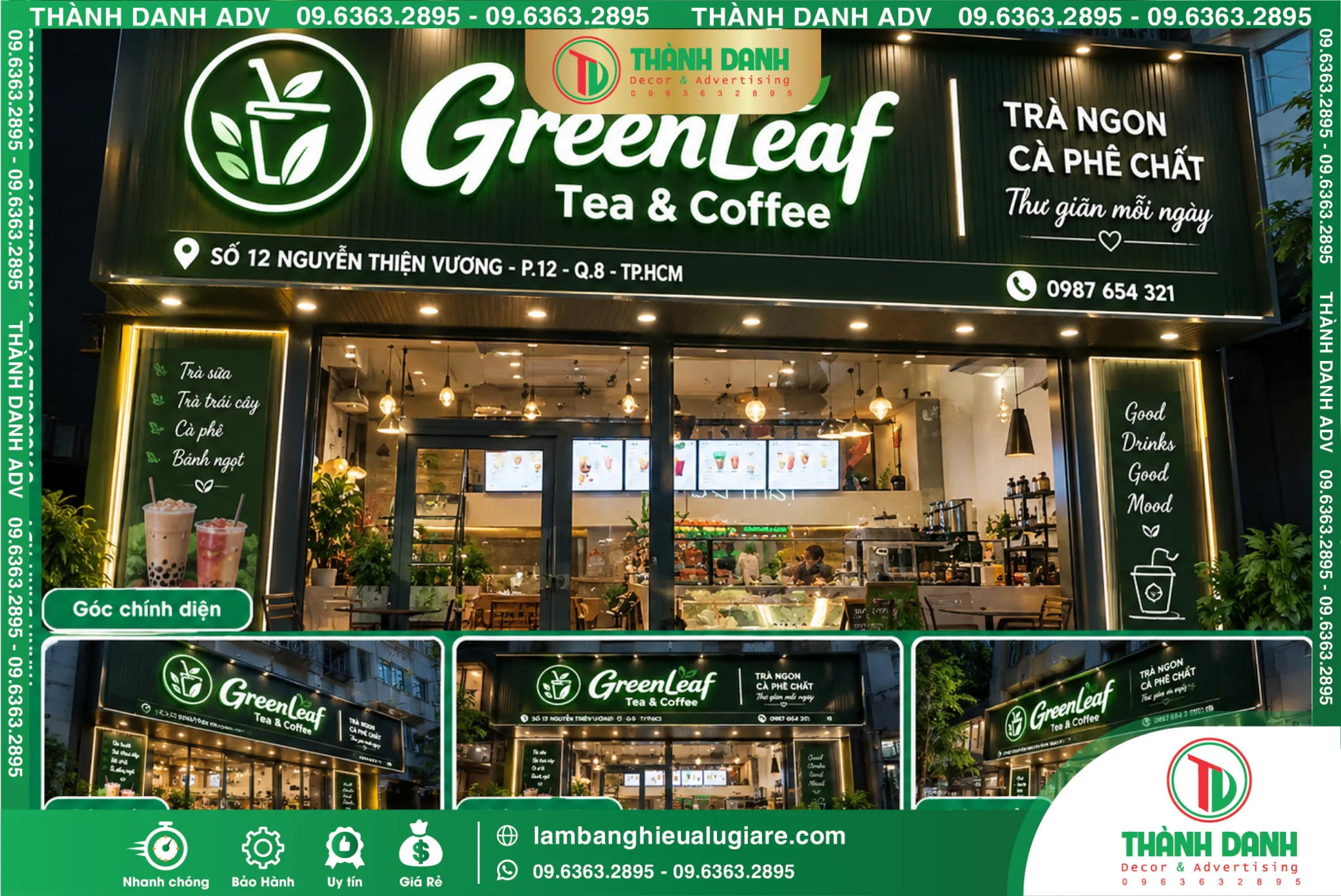 Làm Bảng Hiệu Phường Bình Tiên Quận 6 Cũ Trọn Gói