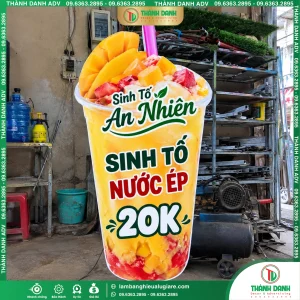 Hộp Đèn Ly Trà Sữa Quảng Cáo – Thiết Kế Theo Yêu Cầu