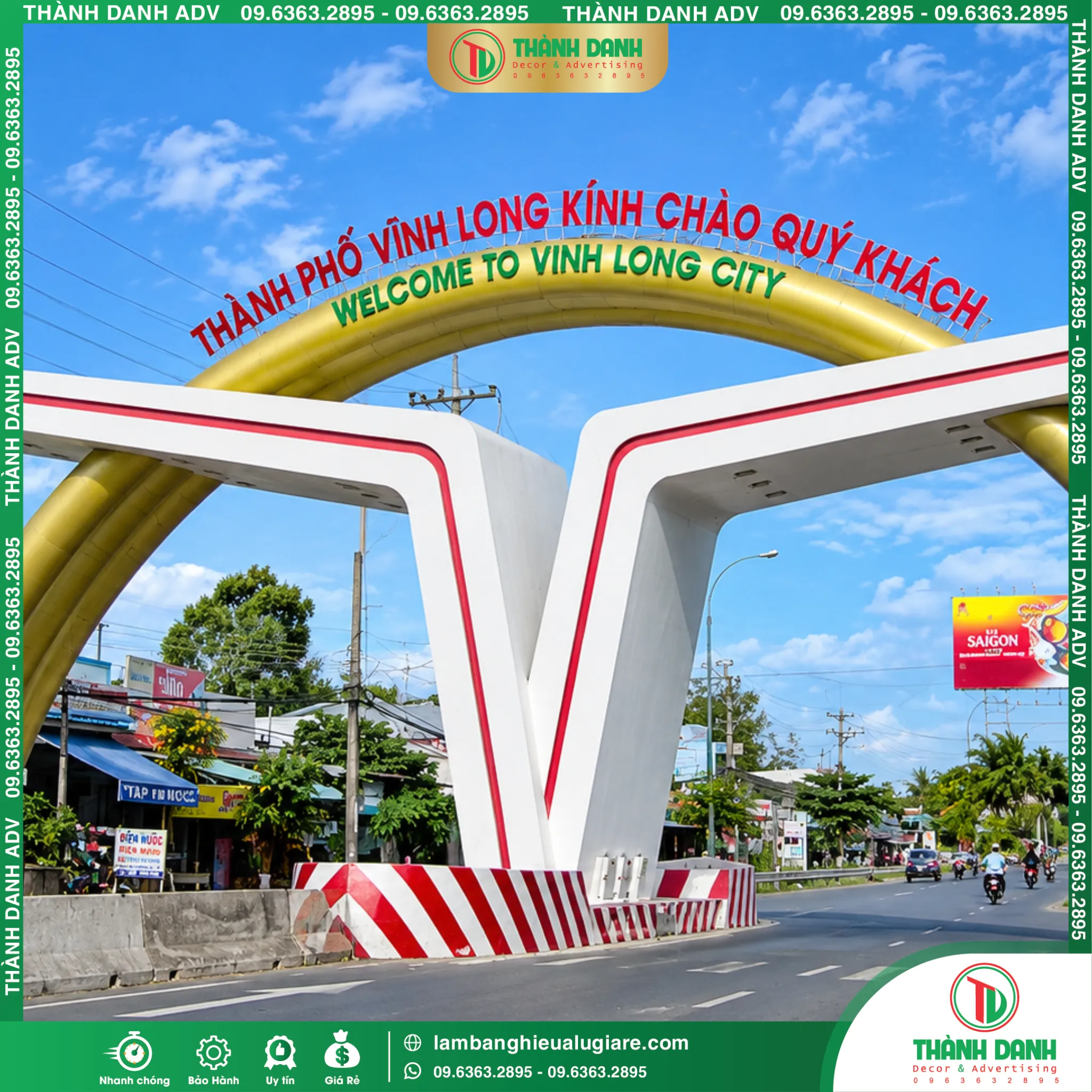 Làm Bảng Hiệu Vĩnh Long Trọn Gói, Gía Rẻ Tại TPHCM