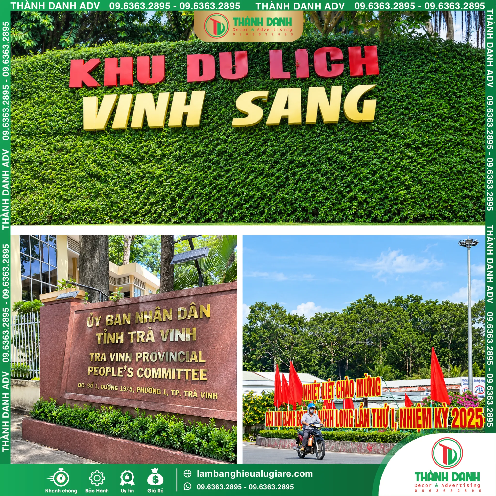 Làm Bảng Hiệu Vĩnh Long Trọn Gói, Gía Rẻ Tại TPHCM