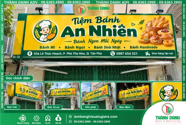 Làm Bảng Hiệu Phường Bình Tiên Quận 6 Cũ Trọn Gói