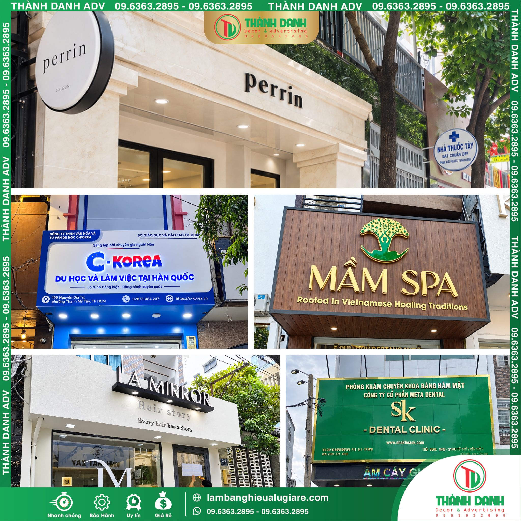 Dịch Vụ Làm Bảng Hiệu Cà Mau Trọn Gói Tại TPHCM