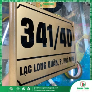 Bảng Số Nhà Lạc Long Quân Phường Hưng Hòa Đẹp, Giá Rẻ