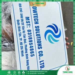 Bảng Tên Công Ty In UV FLOWTECH SOLUTIONS CO.,LTD. Uy Tín Toàn Quốc