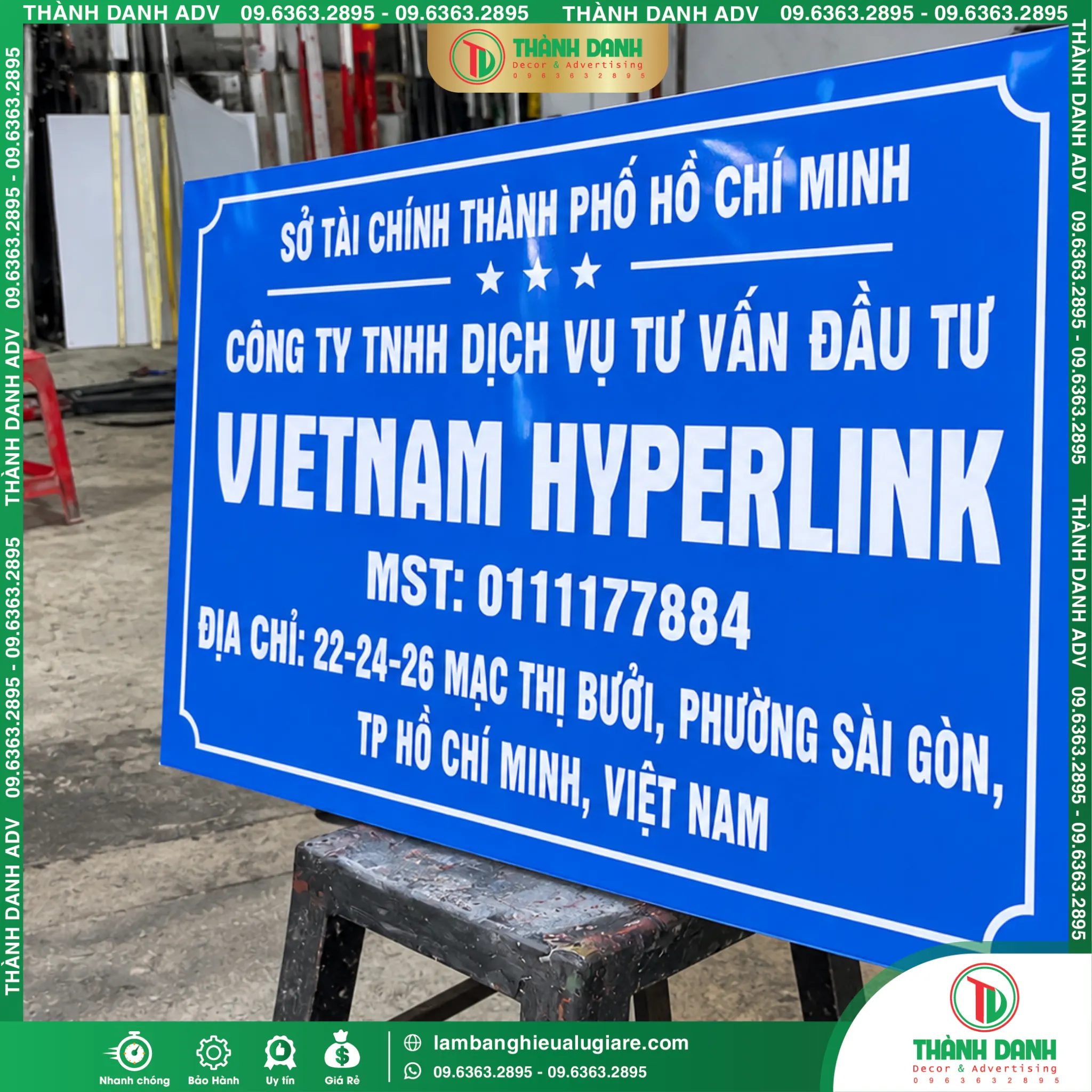 Bảng Tên Công Ty VIETNAM HYPERLINK Phường Sài Gòn - Quận 1 Cũ