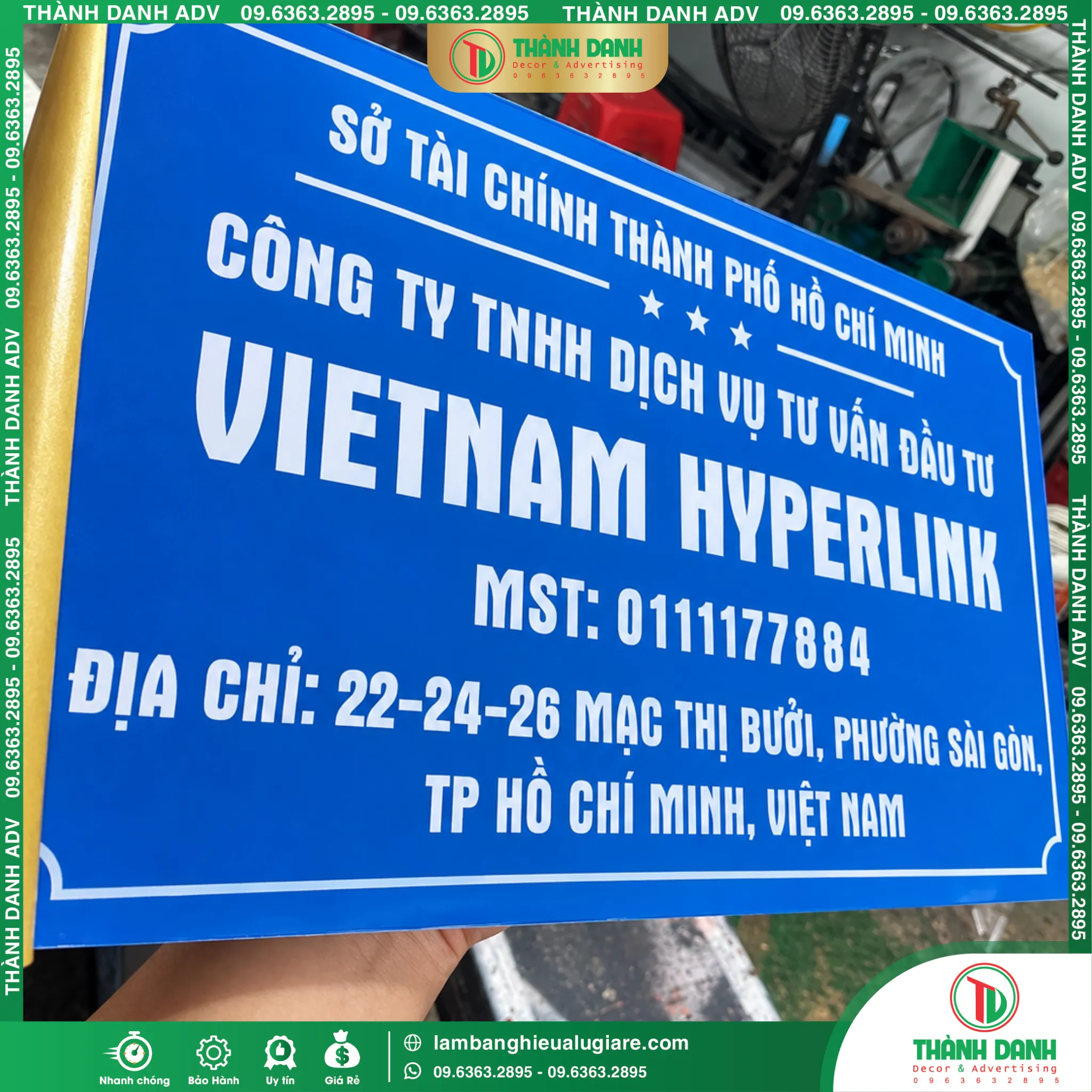Bảng Tên Công Ty VIETNAM HYPERLINK Phường Sài Gòn - Quận 1 Cũ