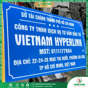 Bảng Tên Công Ty VIETNAM HYPERLINK Phường Sài Gòn - Quận 1 Cũ