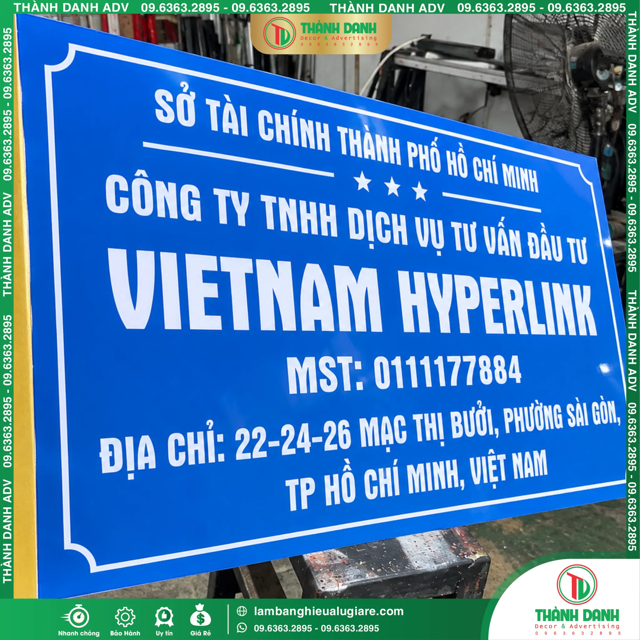 Bảng Tên Công Ty VIETNAM HYPERLINK Phường Sài Gòn - Quận 1 Cũ