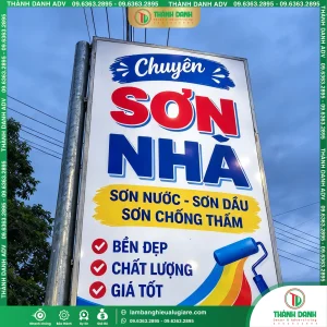 Bảng Vẫy Bạt Quận Bình Tân Sơn Nhà Giá Rẻ, Thi Công Nhanh