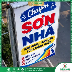 Bảng Vẫy Bạt Quận Bình Tân Sơn Nhà Giá Rẻ, Thi Công Nhanh