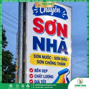 Bảng Vẫy Bạt Quận Bình Tân Sơn Nhà Giá Rẻ, Thi Công Nhanh