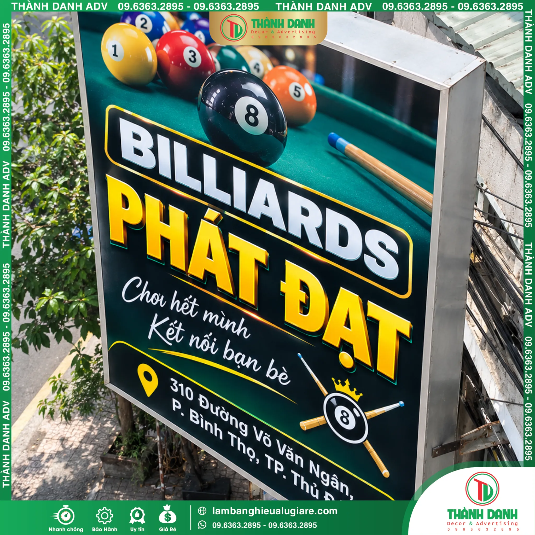 Bảng vẫy bạt quận Thủ Đức Bida Phát Đạt Gía Rẻ Tại TPHCM