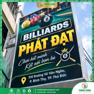 Bảng vẫy bạt quận Thủ Đức Bida Phát Đạt Gía Rẻ Tại TPHCM
