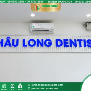 Gia Công Chữ Mica Hông Nhôm Châu Long Sắc Nét, Chuyên Nghiệp