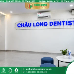 Gia Công Chữ Mica Hông Nhôm Châu Long Sắc Nét, Chuyên Nghiệp