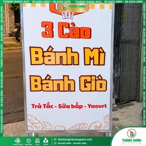 Hộp Đèn Bạt 2 Mặt Tiệm Ăn 3 Cào Đẹp, Gía Rẻ Tại TPHCM