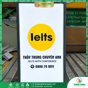 Hộp Đèn Bạt Không Gân Hai Mặt Lelts Theo Yêu Cầu