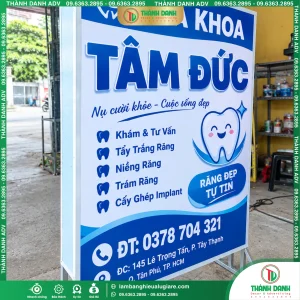 Hộp Đèn Bạt Nha Khoa Tân Phú Mẫu Đẹp, Giá Tốt