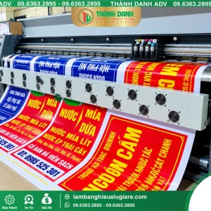 In Bạt Hiflex Quận Hóc Môn Cũ Tiệm Nước Dừa - TPHCM Giá Rẻ