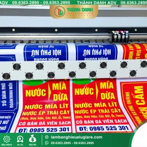 In Bạt Hiflex Quận Hóc Môn Cũ Tiệm Nước Dừa - TPHCM Giá Rẻ