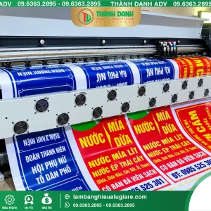 In Bạt Hiflex Quận Hóc Môn Cũ Tiệm Nước Dừa - TPHCM Giá Rẻ