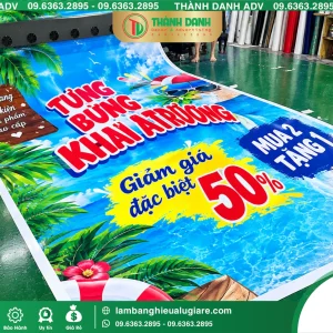 In Bạt Hiflex Quận Tân Bình Cũ Khai Trương Rõ Nét, Giá Rẻ