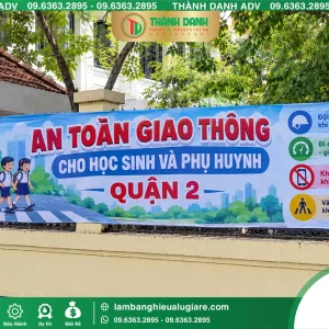 In Bạt Hiflex quận 2 An Toàn Và Giao Thông Sắc Nét - Bền - Gía Rẻ