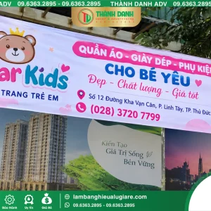 In Bạt Hiflex quận Thủ Đức Thời Trang Cho Bé Sắc Nét