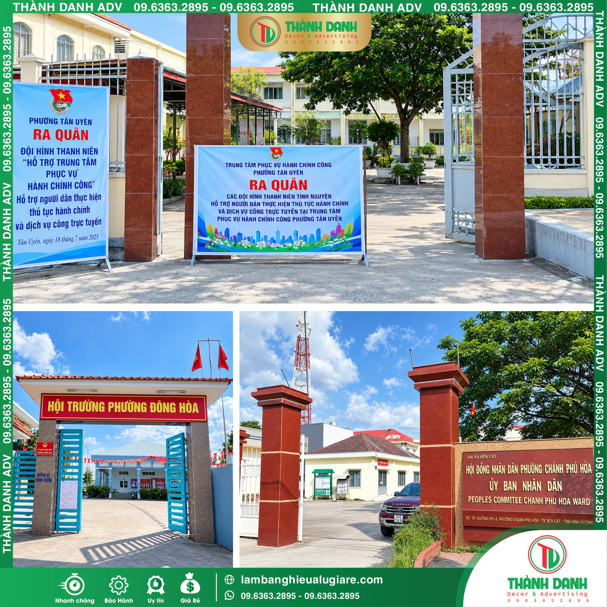 Làm Bảng Hiệu Bình Dương Trọn Gói, Giá Rẻ