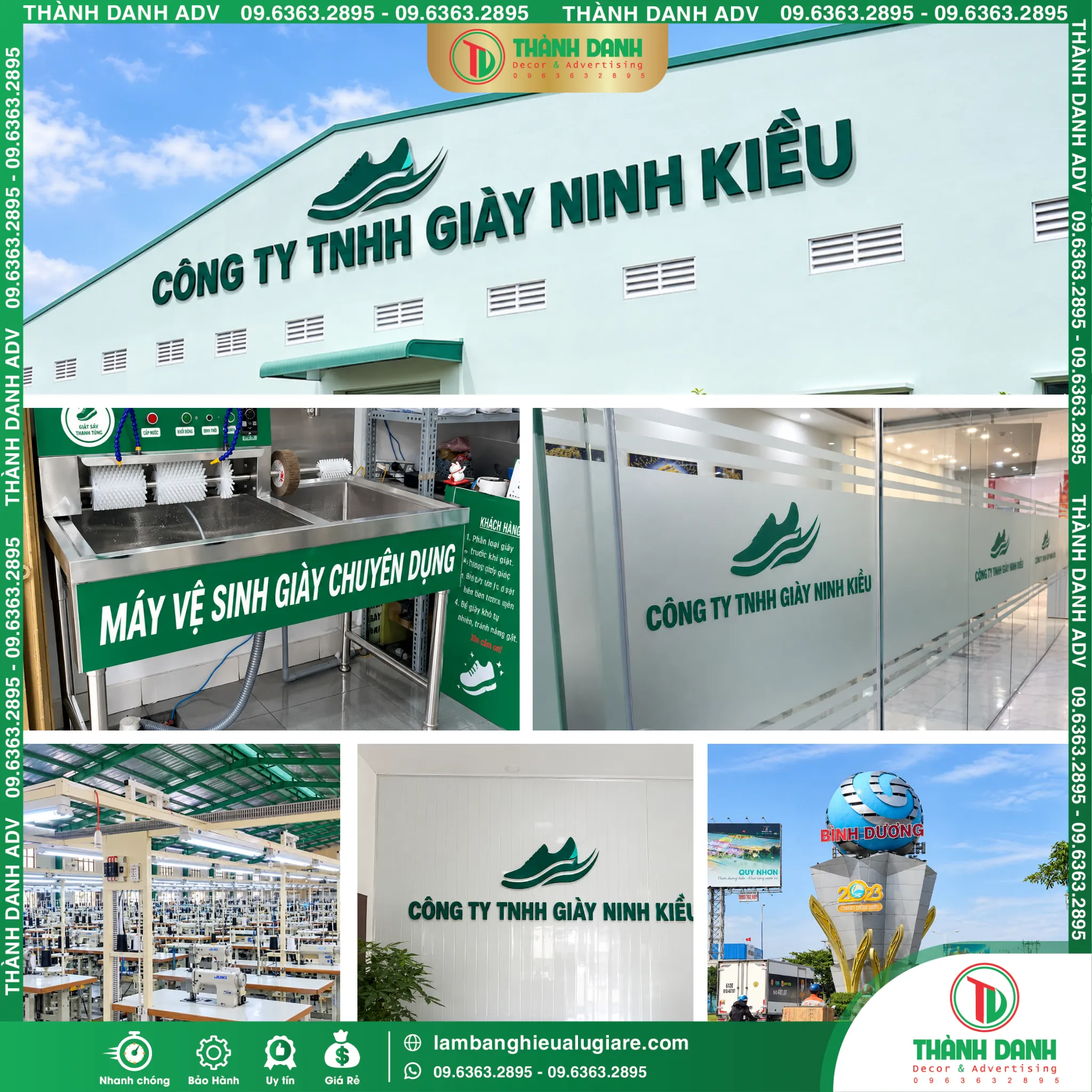 Làm Bảng Hiệu Bình Dương Trọn Gói, Giá Rẻ
