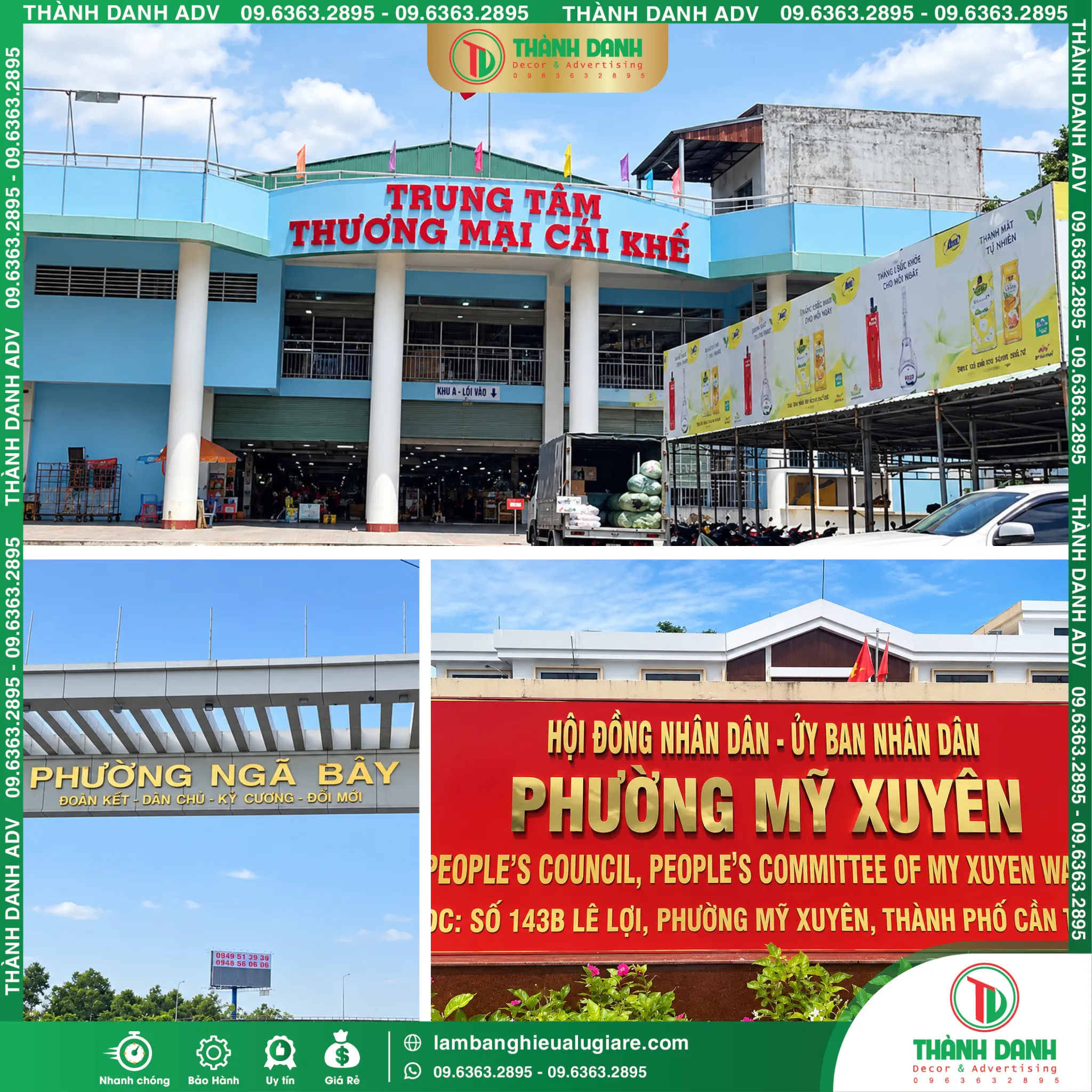 Làm Bảng Hiệu Cần Thơ Gía Rẻ, Trọn Gói Tại TPHCM