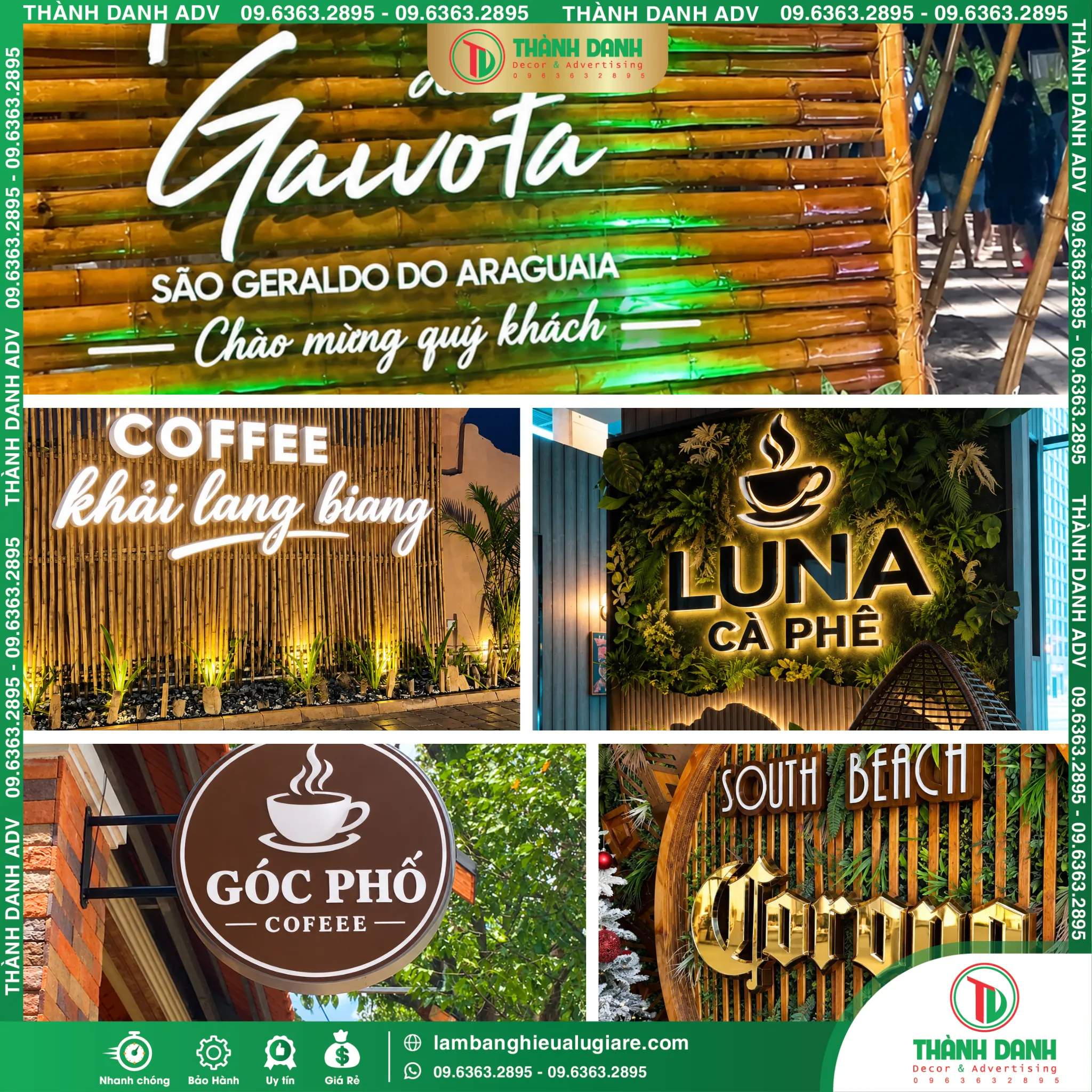 Làm Bảng Hiệu Bình Dương Trọn Gói, Giá Rẻ