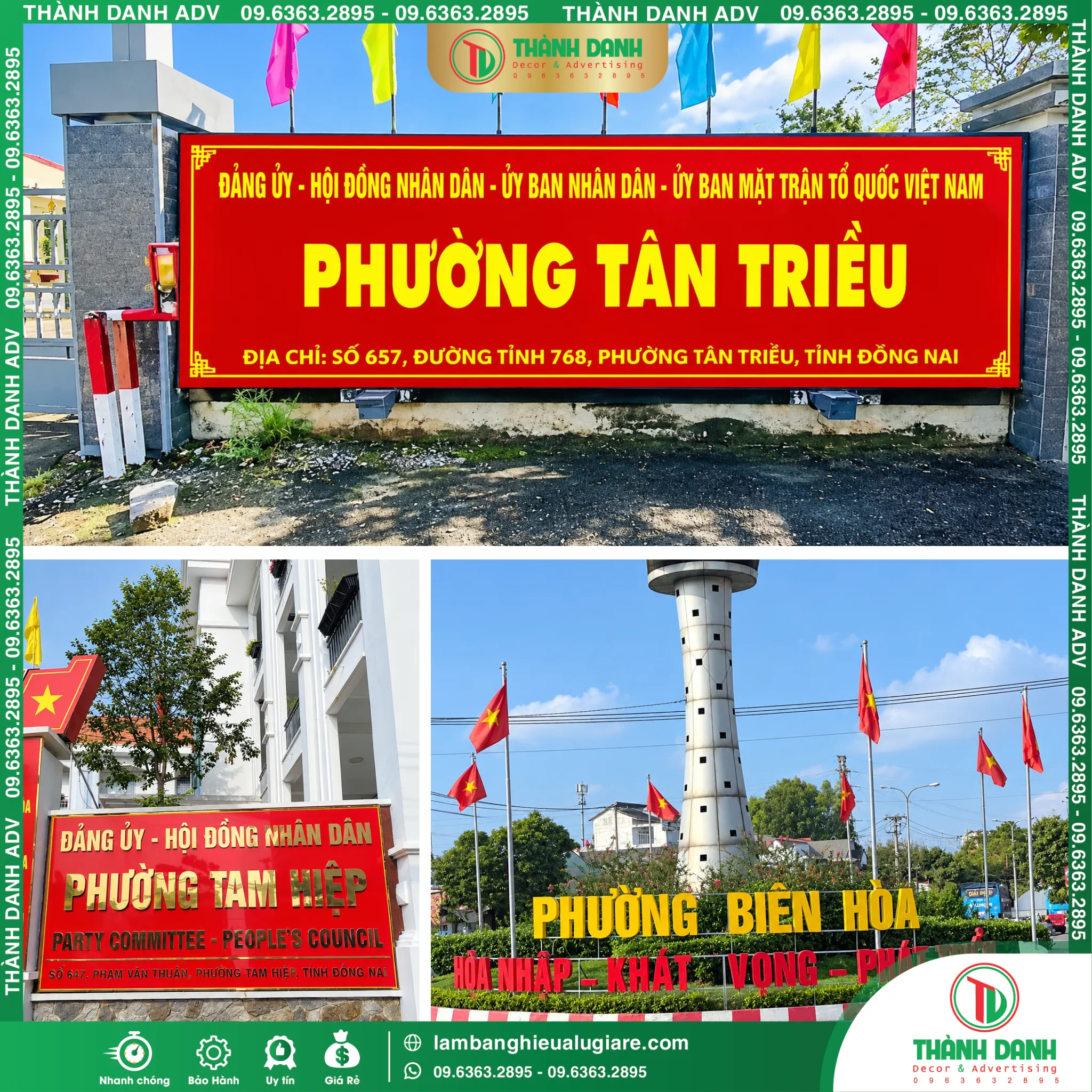 Làm Bảng Hiệu Đông Nai Trọn Gói Gía Rẻ