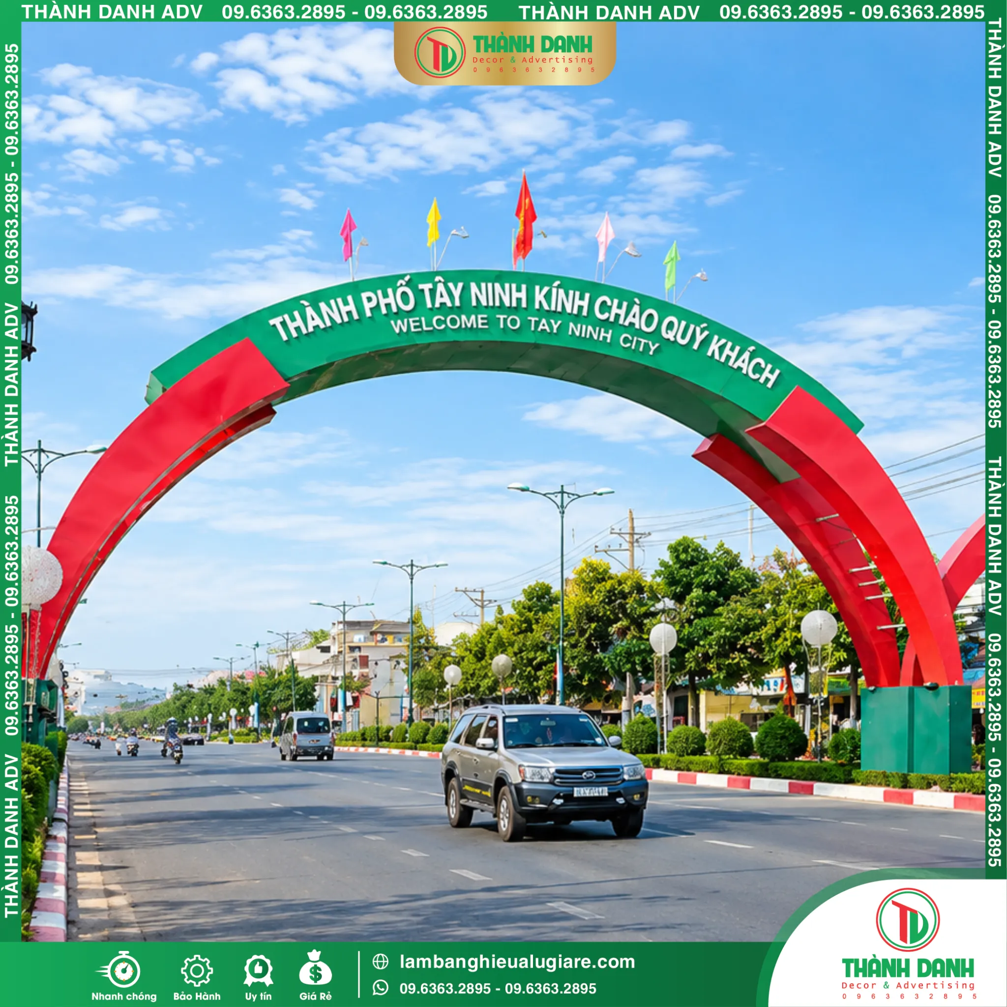 Làm Bảng Hiệu Tây Ninh Gía Rẻ Uy Tín - Thi Công Trọn Gói Tại TPHCM