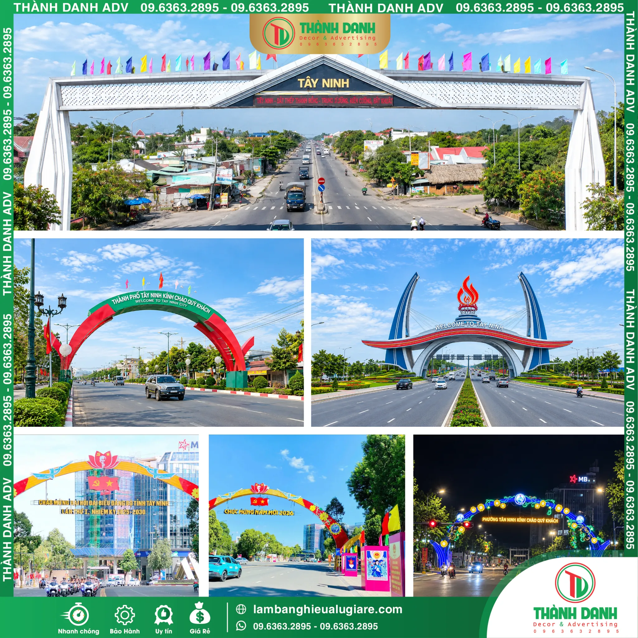Làm Bảng Hiệu Tây Ninh Gía Rẻ Uy Tín - Thi Công Trọn Gói Tại TPHCM