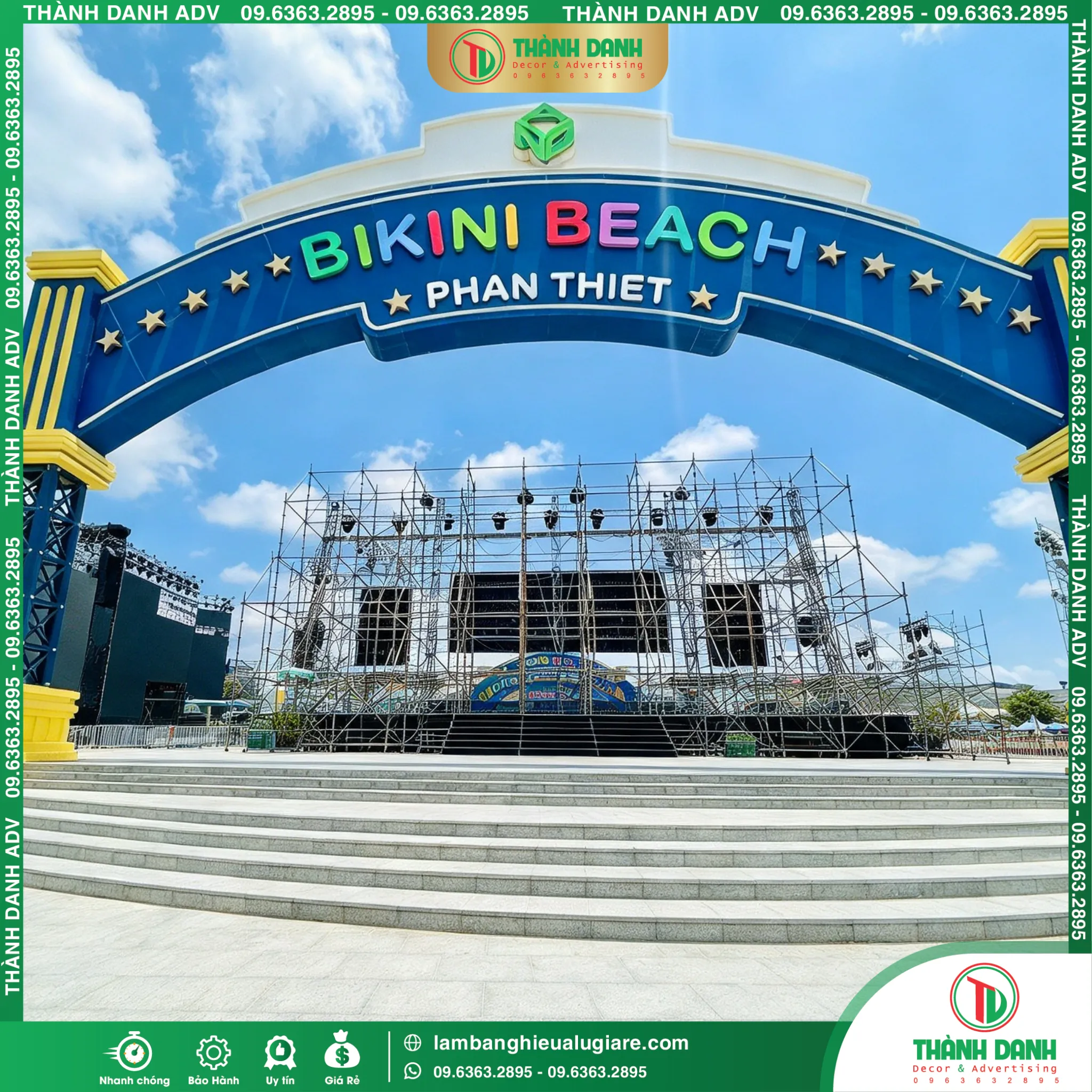 Làm Bảng Hiệu Phan Thiết, Bình Thuận Lâm Đồng Gía Rẻ Tại TPHCM