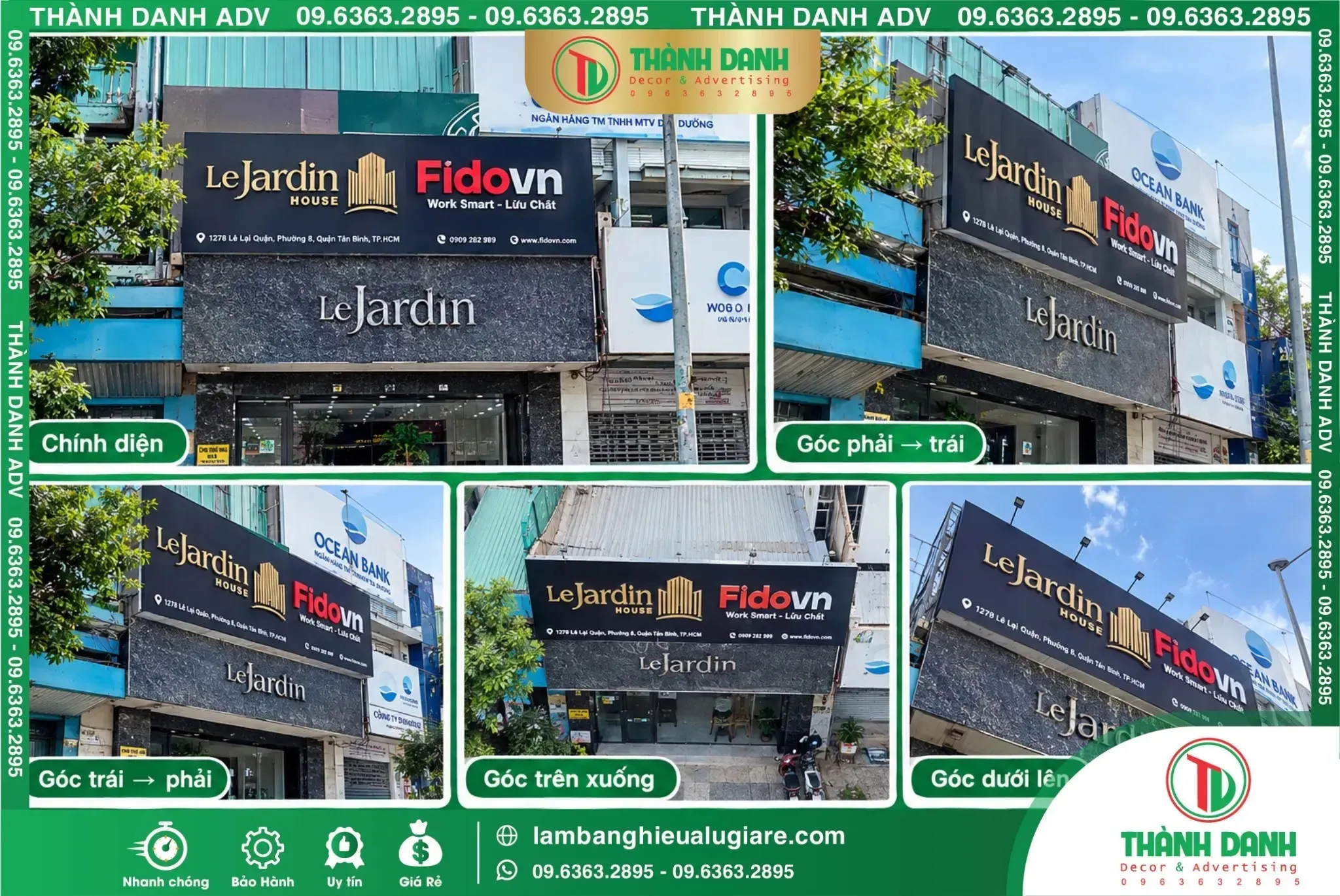 Nơi Làm Bảng Hiệu Quận 5 Cũ Trọn Gói - TPHCM Mới