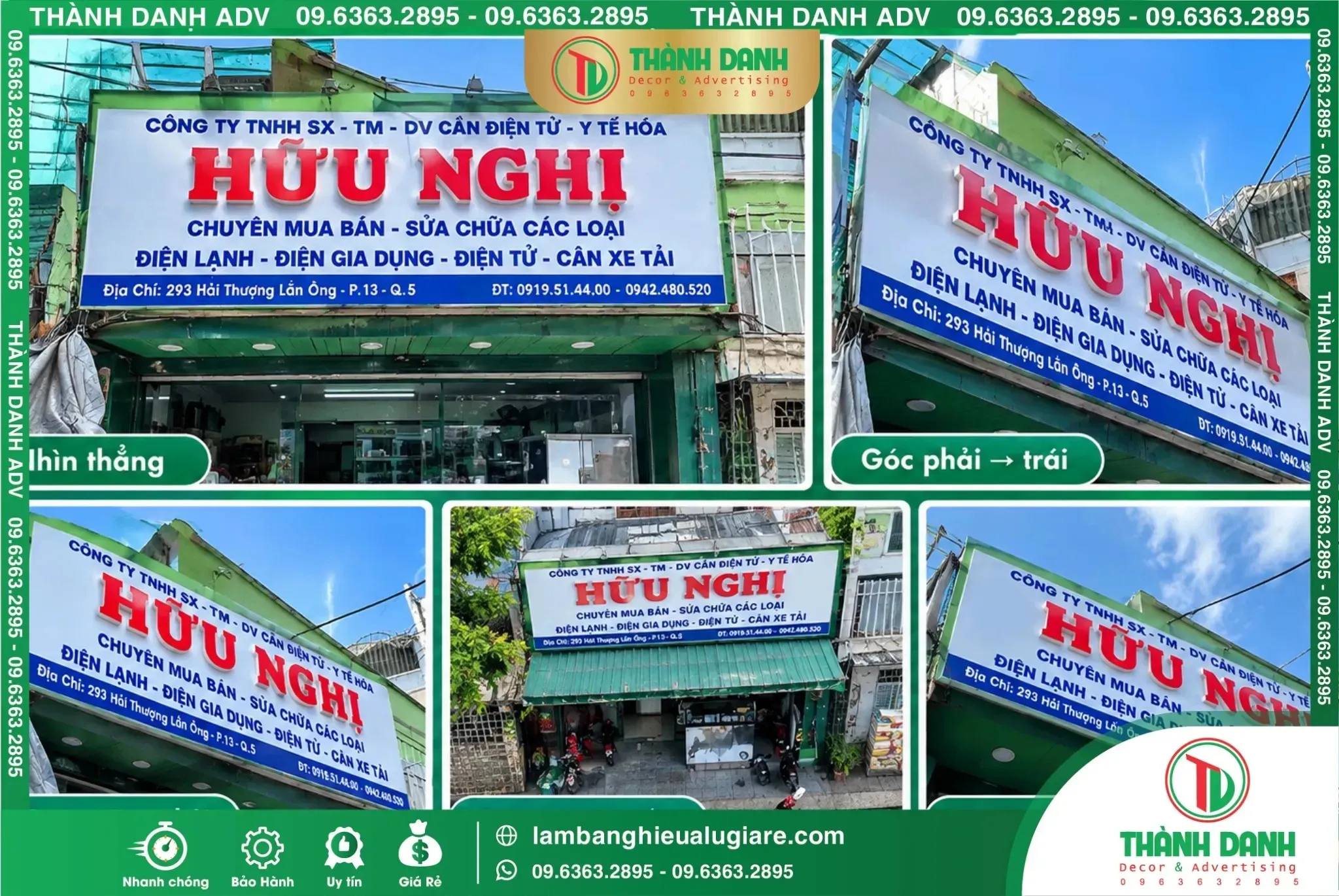 Nơi Làm Bảng Hiệu Quận 5 Cũ Trọn Gói - TPHCM Mới