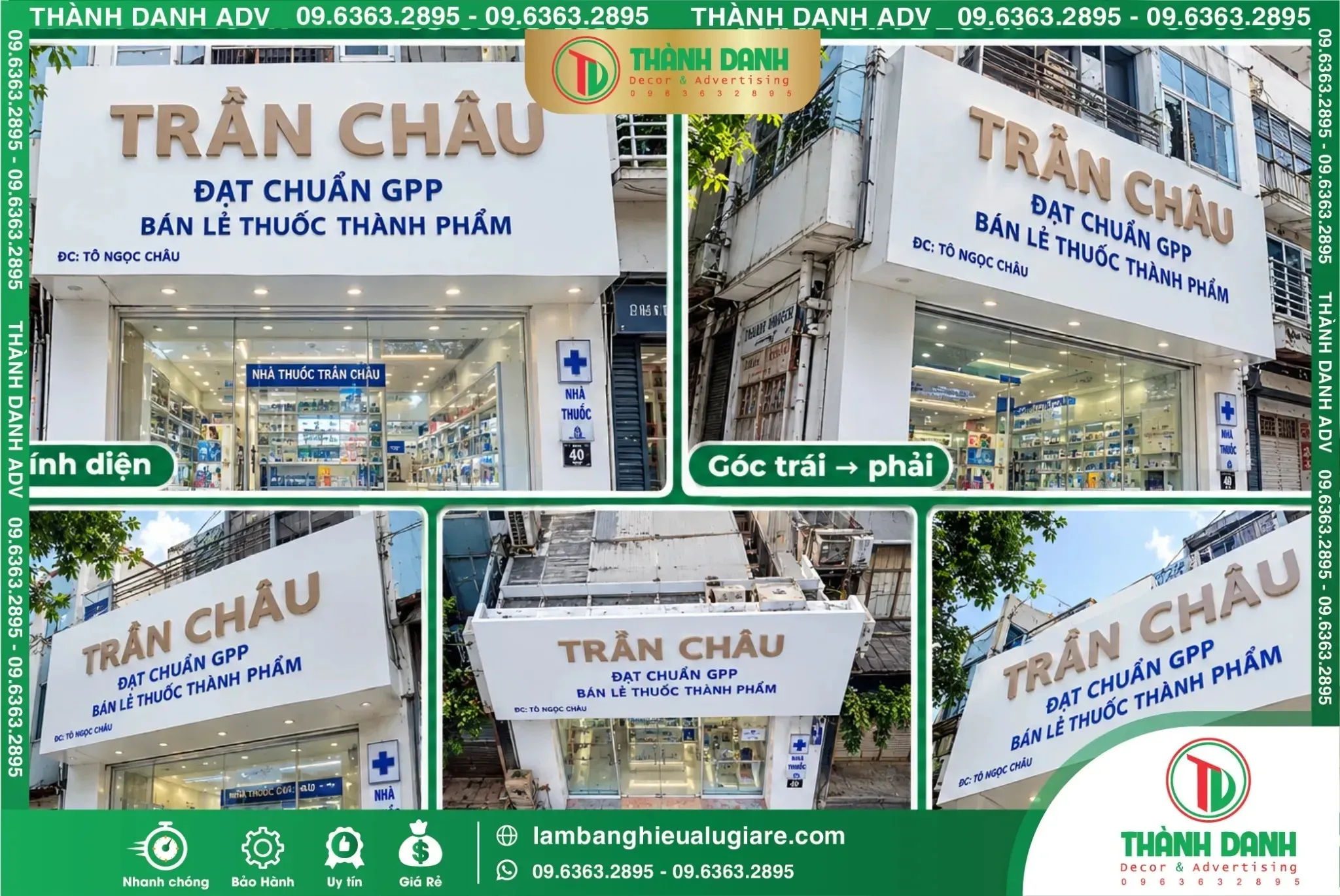 Chuyên Làm Bảng Hiệu Bàn Cờ, Xuân Hòa, Nhiêu Lộc - Quận 3 Cũ
