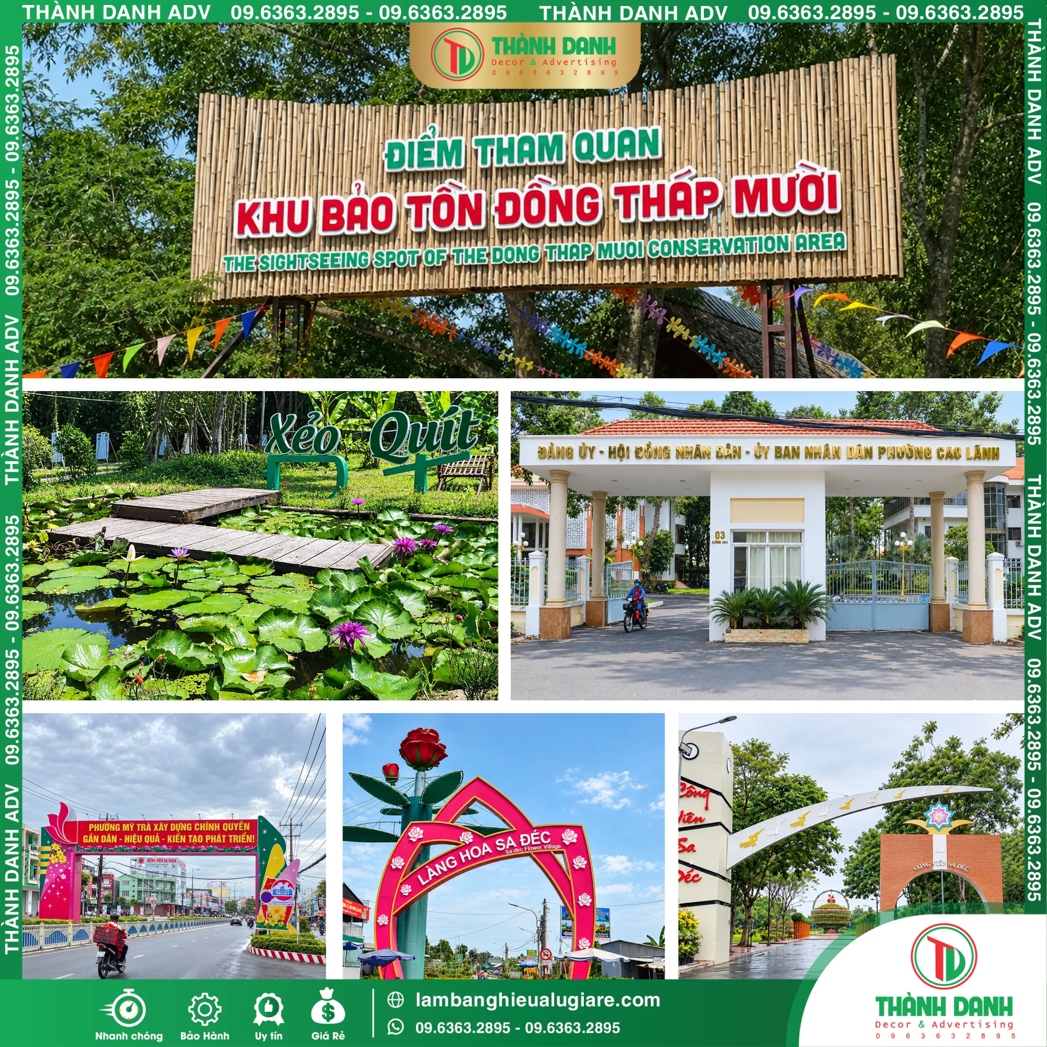 Làm Bảng Hiệu Đồng Tháp Gía Rẻ, Trọn Gói Tại TPHCM - Xưởng Gia Công Tại Đồng Tháp