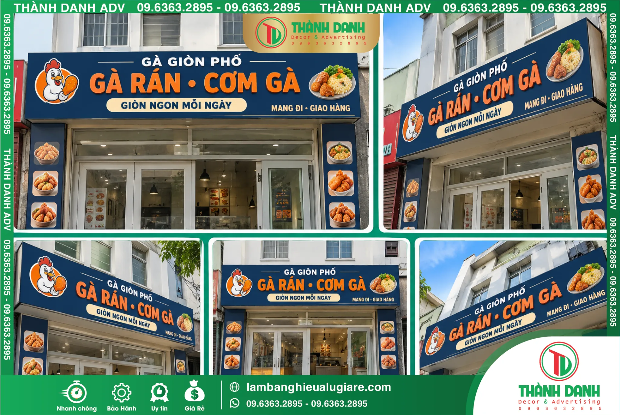 Làm Bảng Hiệu Phường An Đông Trọn Gói, Quận 5 Cũ